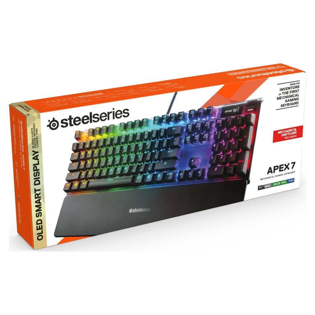 SteelSeries Apex 7 Red Switch Kablolu Mekanik Oyuncu Klavyesi Teşhir