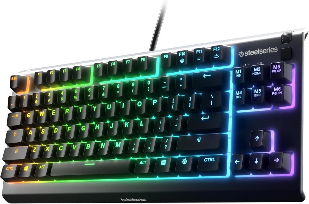 steelseries Apex 3 TKL Türkçe Gaming Klavye Tenkeyless, 8 Bölge RGB Aydınlatma Türkçe QWERTY Teşhir