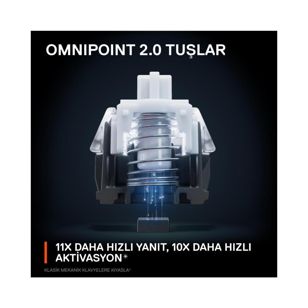 SteelSeries Apex Pro TKL RGB Mekanik Oyuncu Klavyesi Teşhir