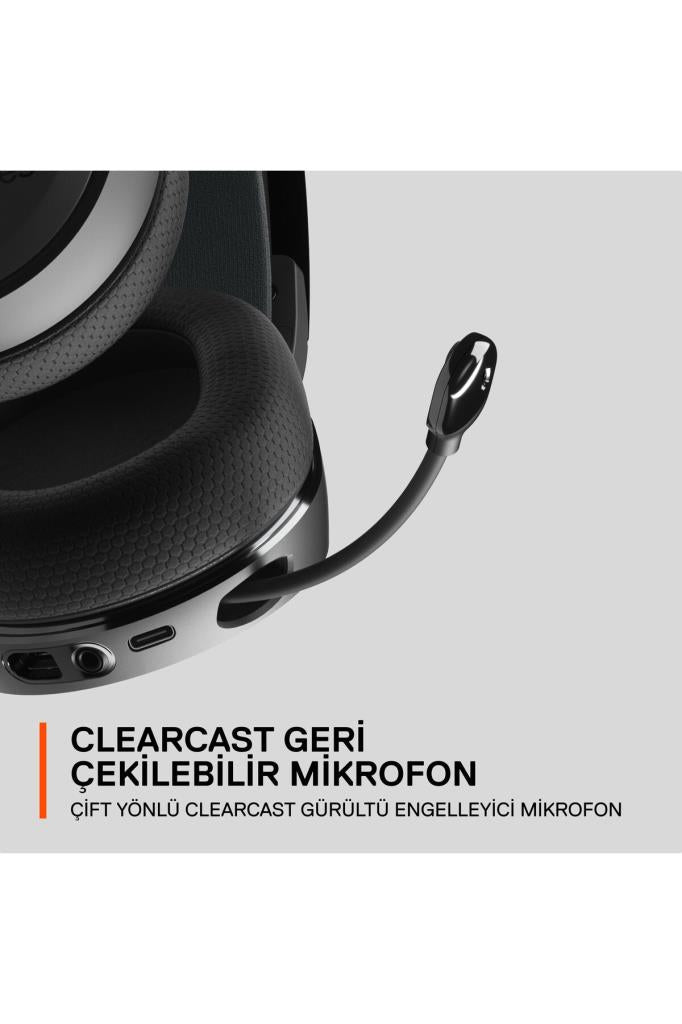 SteelSeries Arctis 7+ Siyah 7.1 Kablosuz Kulak Üstü Oyuncu Kulaklığı Outlet