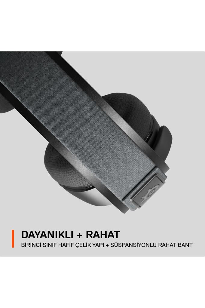SteelSeries Arctis 7+ Siyah 7.1 Kablosuz Kulak Üstü Oyuncu Kulaklığı Outlet