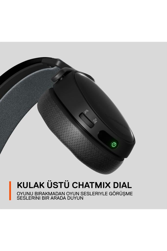 SteelSeries Arctis 7+ Siyah 7.1 Kablosuz Kulak Üstü Oyuncu Kulaklığı Outlet