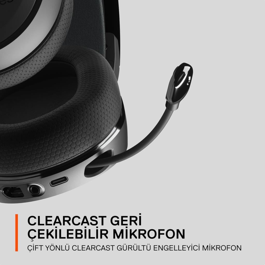 Steelseries Arctis 7p+ Black Wireless Gaming Kulaklık 2.4 Ghz - Siyah - Teşhir