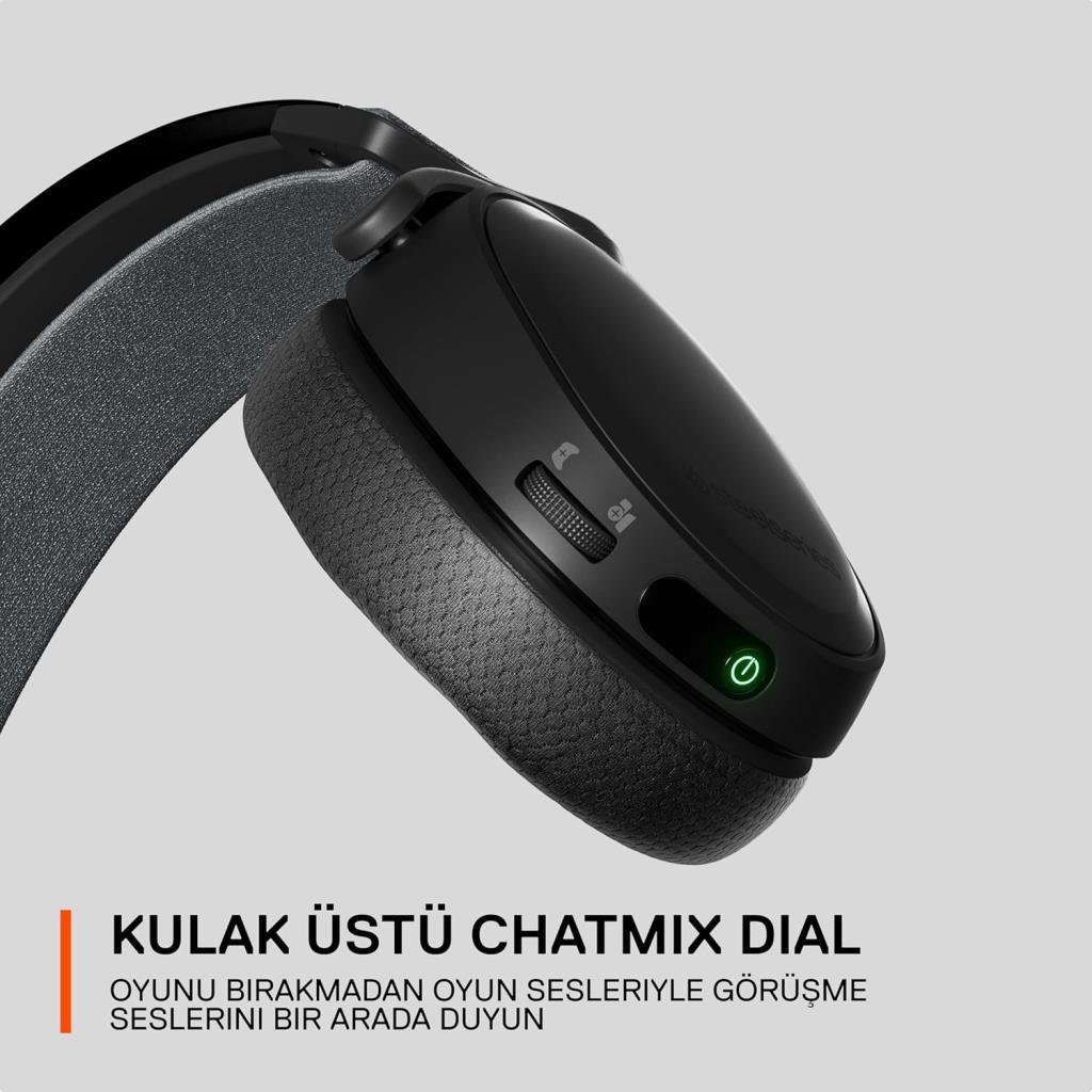 Steelseries Arctis 7p+ Black Wireless Gaming Kulaklık 2.4 Ghz - Siyah - Teşhir