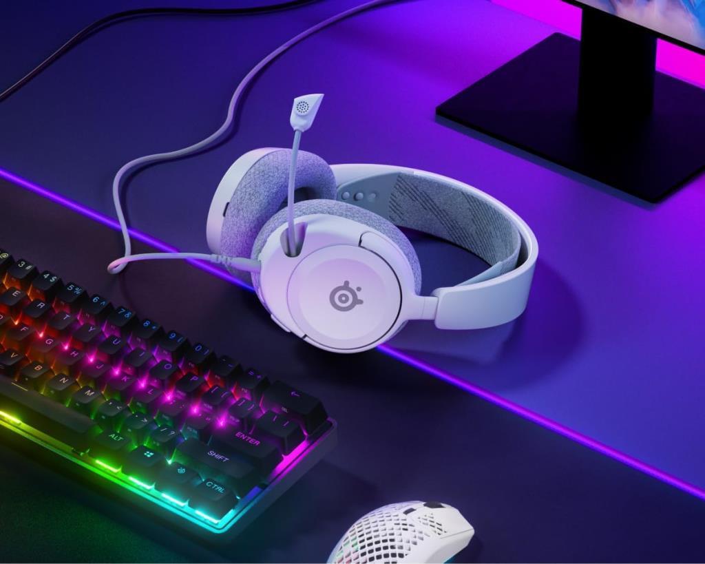 SteelSeries Arctis Nova 1 Beyaz Kablolu Mikrofonlu Kulak Üstü Oyuncu Kulaklığı - Outlet