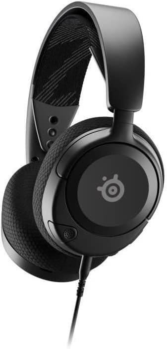 SteelSeries Arctis Nova 1 Siyah Kablolu Mikrofonlu Kulak Üstü Oyuncu Kulaklığı