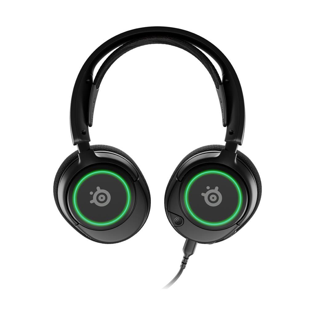SteelSeries Arctis Nova 3 RGB Kablolu Mikrofonlu Kulak Üstü Oyuncu Kulaklığı - TEŞHİR
