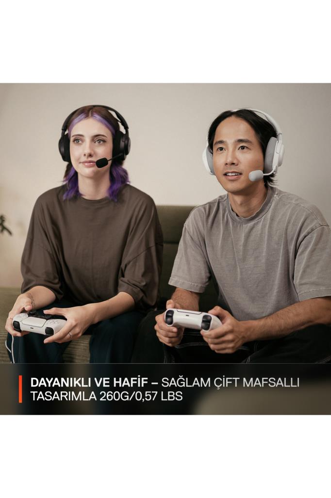 SteelSeries Arctis Nova 3P Siyah Kablosuz Kulak Üstü Oyuncu Kulaklığı Teşhir