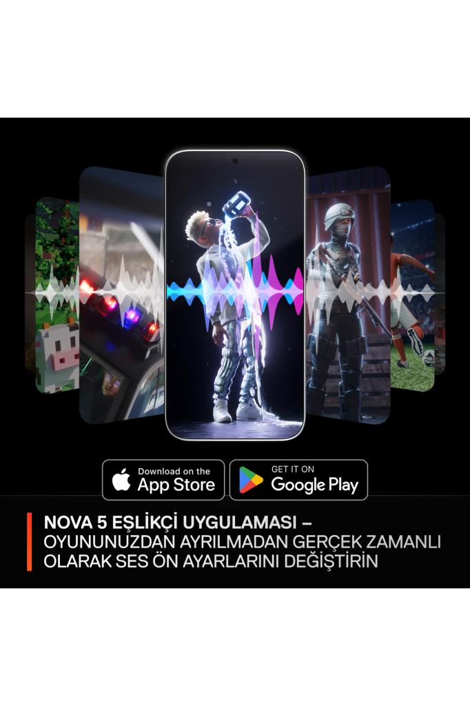 SteelSeries Arctis Nova 5 Beyaz Kablosuz Kulak Üstü Oyuncu Kulaklığı Teşhir