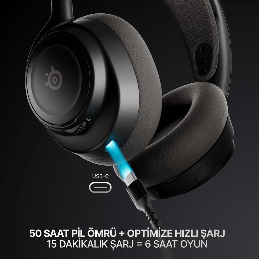 SteelSeries Arctis Nova 7 Gen 2 Siyah Kablolu/Kablosuz Kulak Üstü Oyuncu Kulaklığı - Teşhir