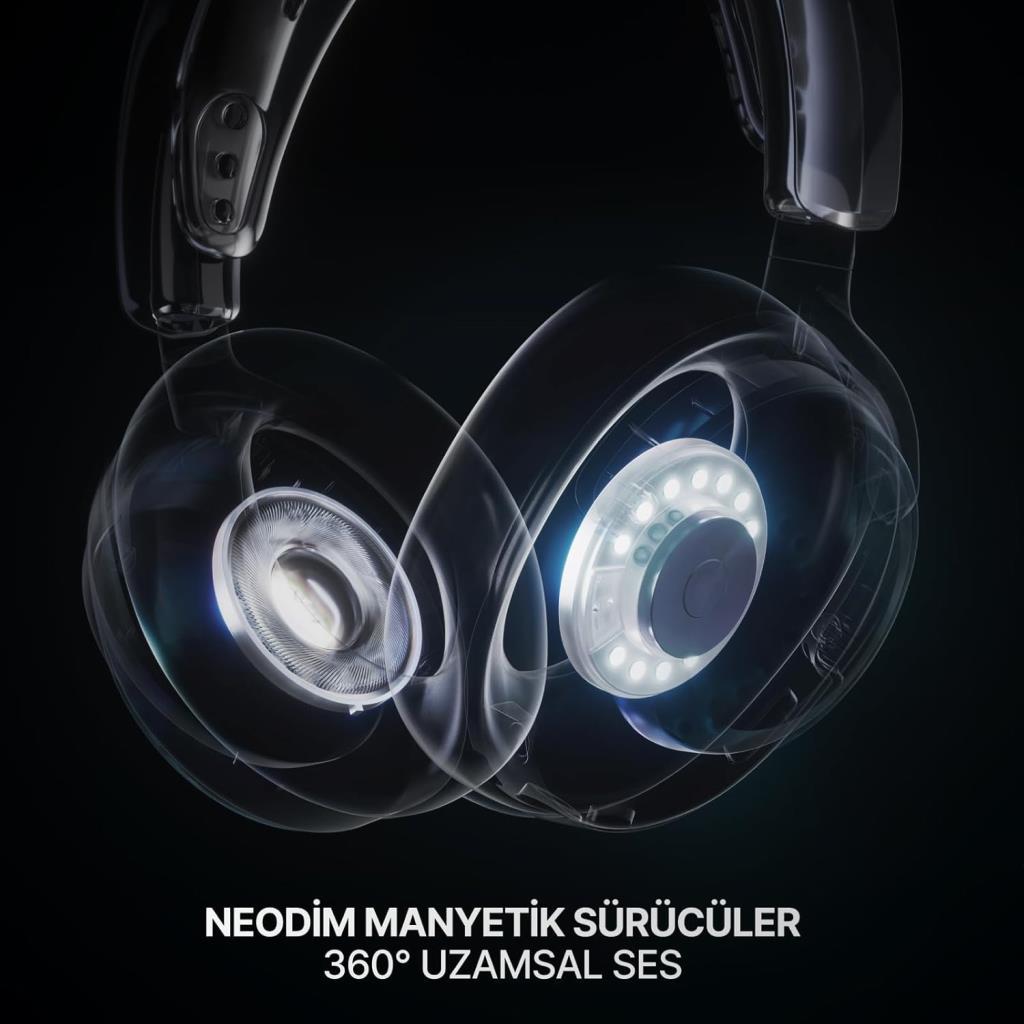 SteelSeries Arctis Nova 7 Gen 2 Siyah Kablolu/Kablosuz Kulak Üstü Oyuncu Kulaklığı - Teşhir