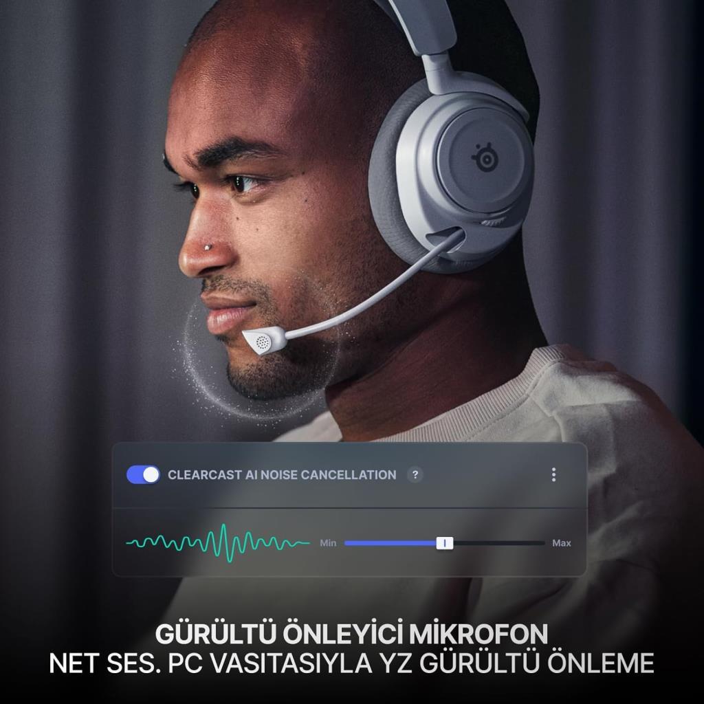 SteelSeries Arctis Nova 7 Gen 2 Siyah Kablolu/Kablosuz Kulak Üstü Oyuncu Kulaklığı - Teşhir