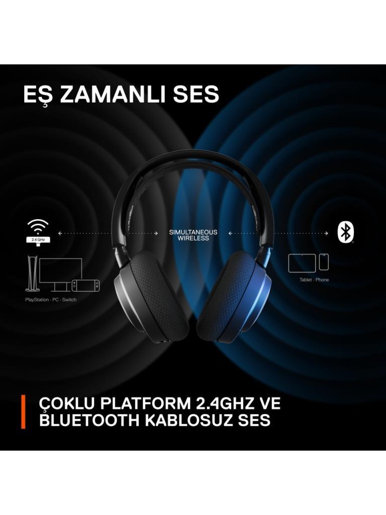 SteelSeries Arctis Nova 7 Wireless Mikrofonlu Kulak Üstü Oyuncu Kulaklığı Teşhir