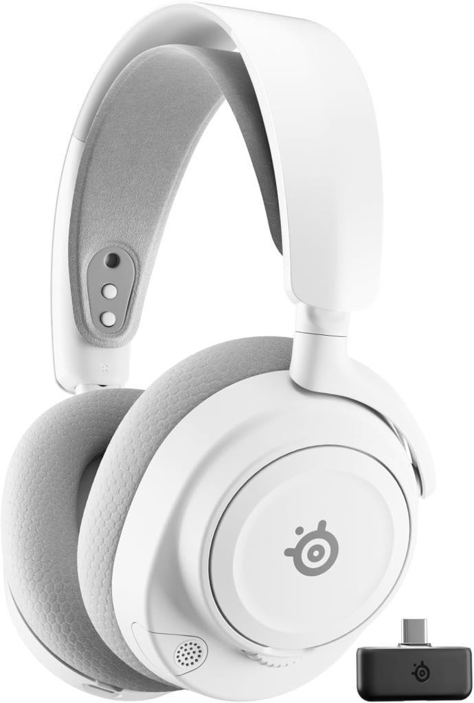 SteelSeries Arctis Nova 7P Gen 2 Beyaz Kablolu/Kablosuz Kulak Üstü Oyuncu Kulaklığı