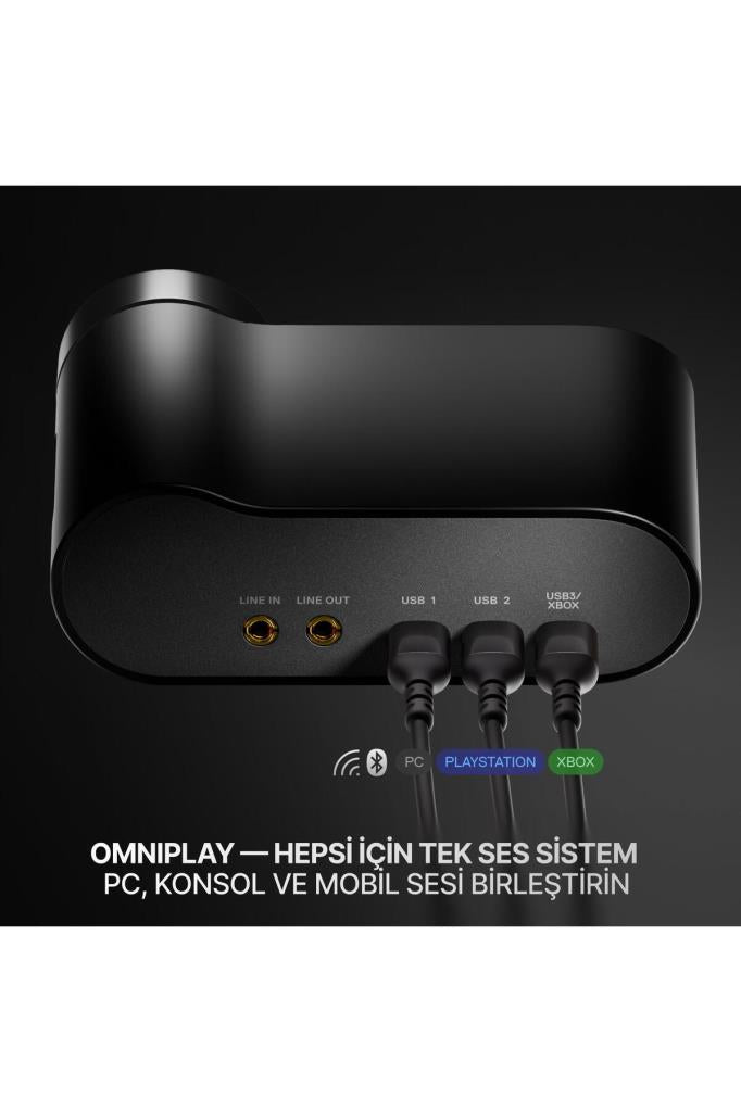 SteelSeries Arctis Nova Elite Siyah Kablosuz Kulak Üstü Oyuncu Kulaklığı Outlet