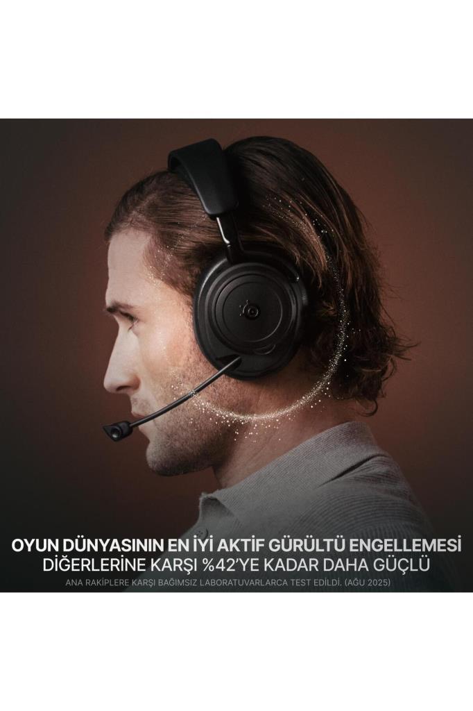 SteelSeries Arctis Nova Elite Siyah Kablosuz Kulak Üstü Oyuncu Kulaklığı Outlet