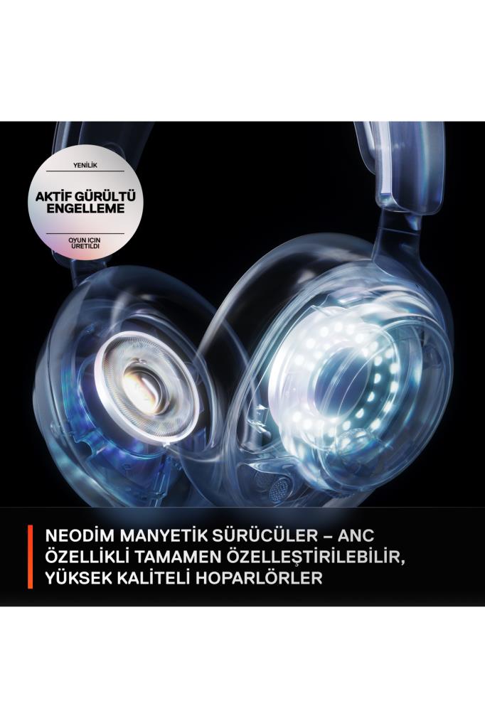 SteelSeries Arctis Nova Pro Beyaz Kablolu/Kablosuz Kulak Üstü Oyuncu Kulaklığı Outlet