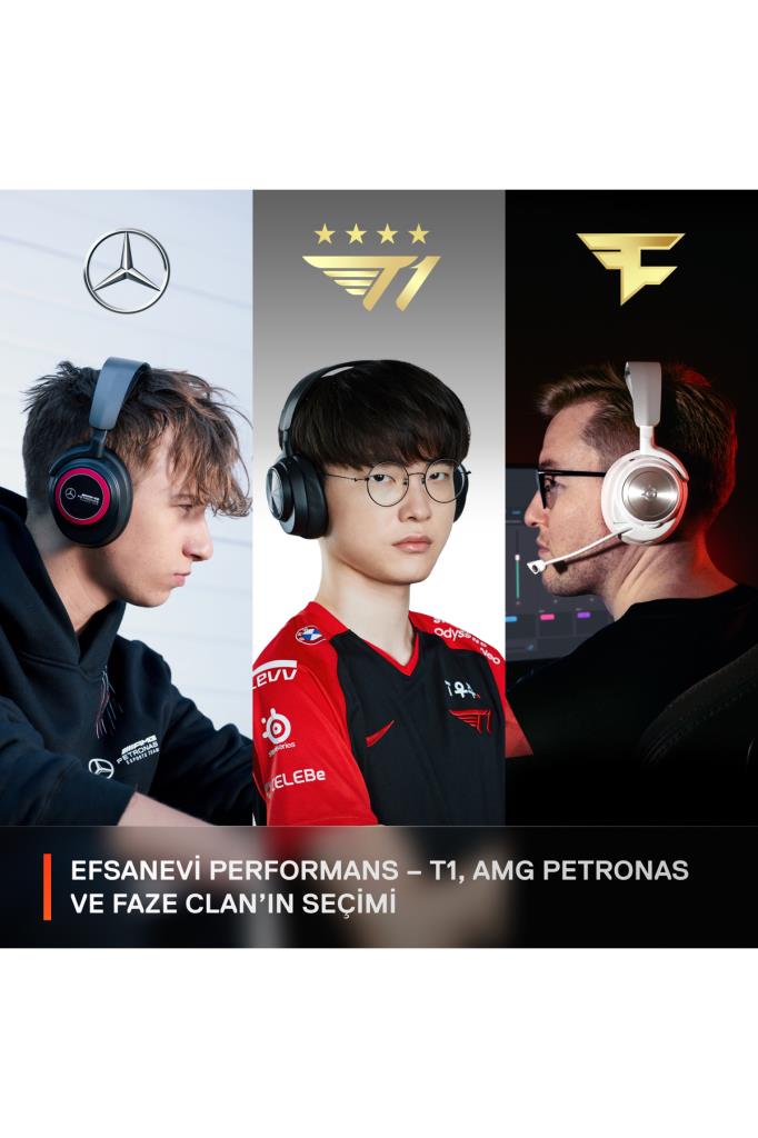 SteelSeries Arctis Nova Pro Beyaz Kablolu/Kablosuz Kulak Üstü Oyuncu Kulaklığı Outlet