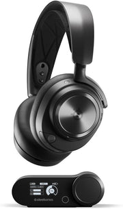 SteelSeries Arctis Nova Pro Black Wired/Wireless Over-Ear Gaming Headset Display