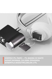 SteelSeries Arctis Nova Pro Beyaz Kablosuz Kulak Üstü Oyuncu Kulaklığı