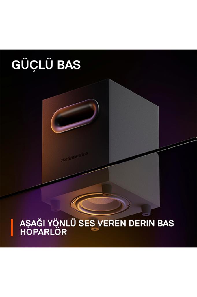 SteelSeries Arena 9 RGB 5+1 Kablosuz Hoparlör Teşhir