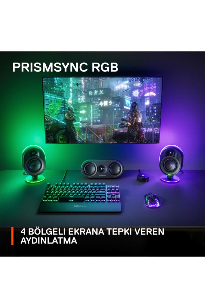 SteelSeries Arena 9 RGB 5+1 Kablosuz Hoparlör Teşhir