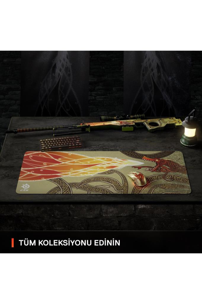 SteelSeries CS2 Dragon Lore Edition ماوس ألعاب لاسلكي ضوئي قابل لإعادة الشحن (عرض)