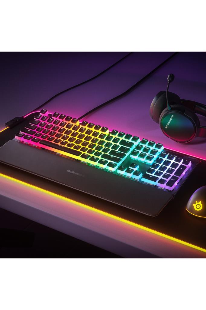 SteelSeries PrismCaps UK Siyah Tuş Takımı Outlet
