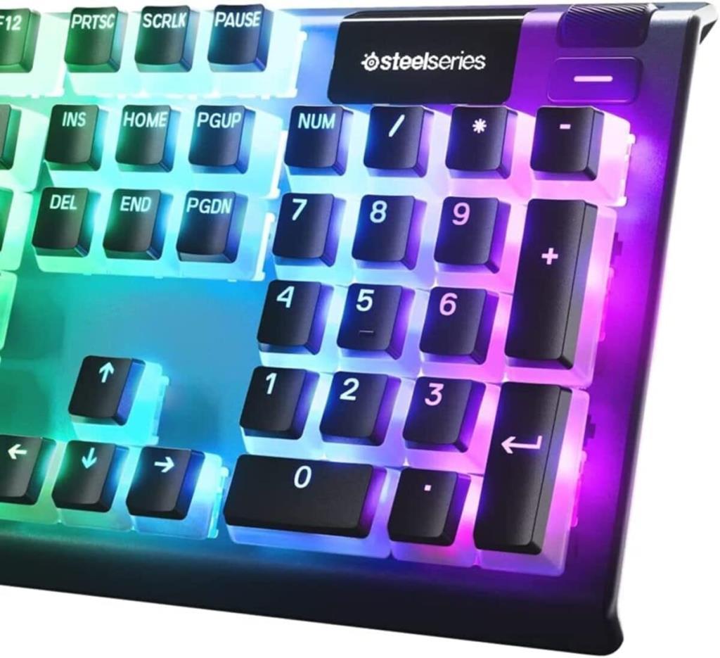 SteelSeries PrismCaps UK Siyah Tuş Takımı - Outlet