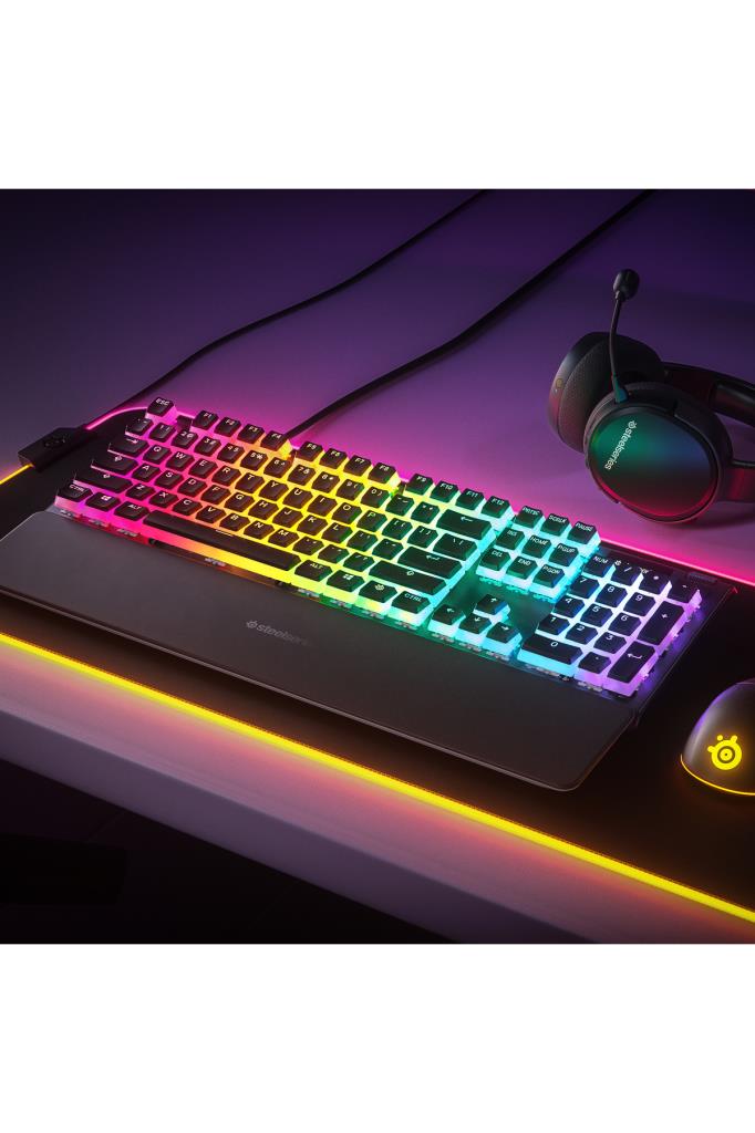 SteelSeries PrismCaps UK Siyah Tuş Takımı