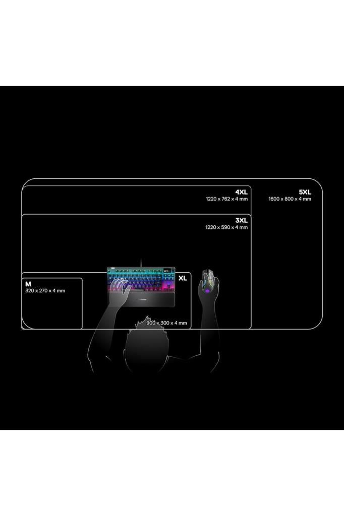 SteelSeries Qck Prism Cloth XL Oyuncu Mouse Pad