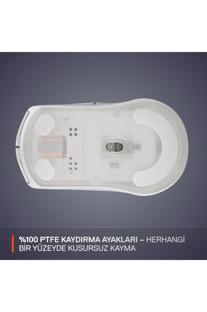SteelSeries Rival 3 Gen 2 Beyaz RGB Optik Kablosuz Oyuncu Mouse Teşhir