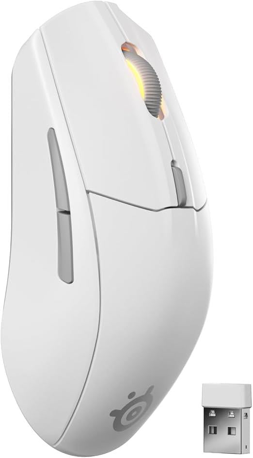 SteelSeries Rival 3 Gen 2 Beyaz RGB Optik Kablosuz Oyuncu Mouse - OUTLET