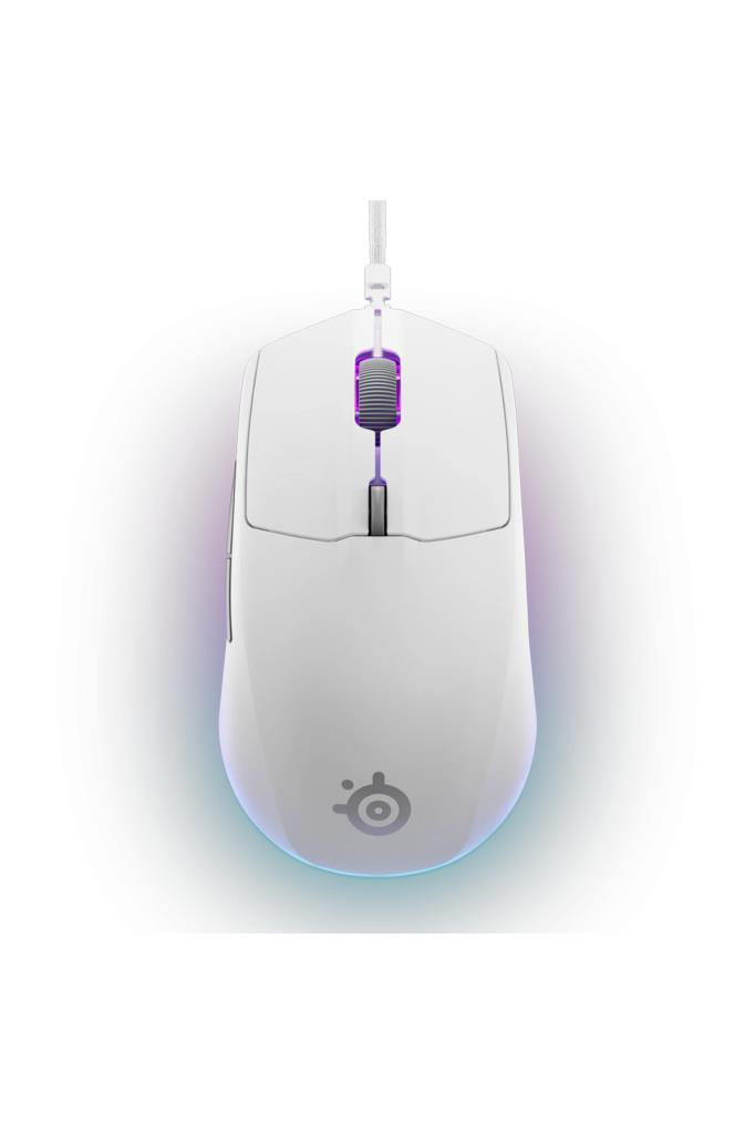 SteelSeries Rival 3 Gen 2 Beyaz RGB Optik Kablolu Oyuncu Mouse Teşhir