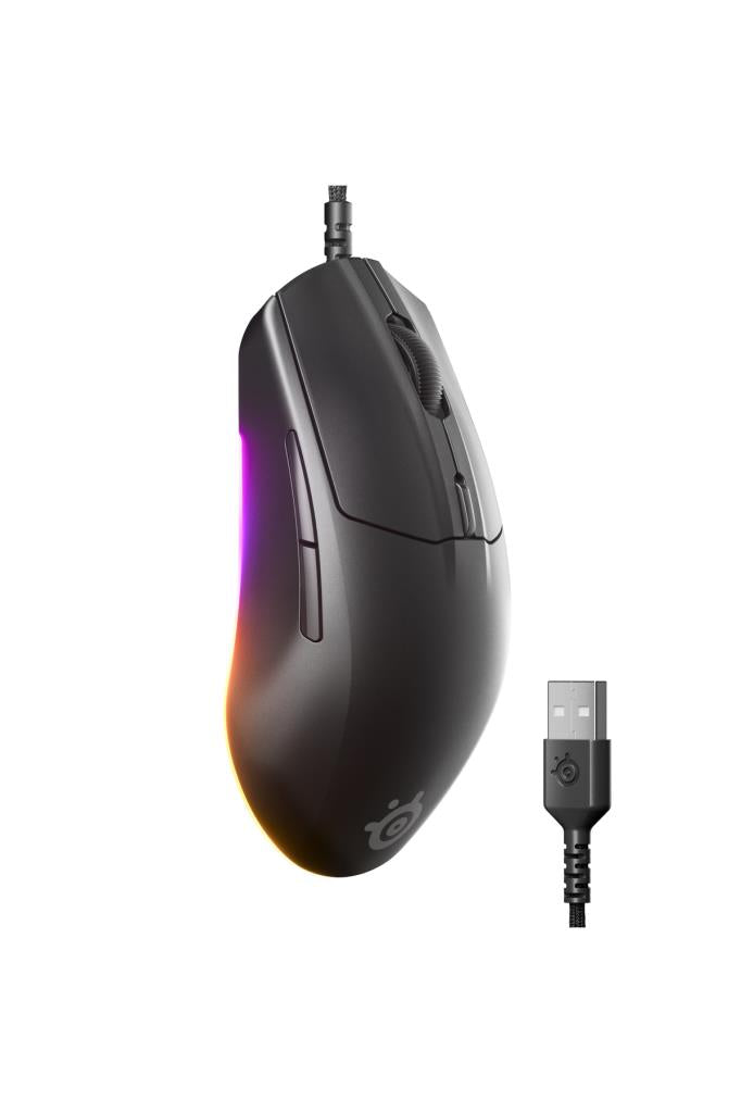 SteelSeries Rival 3 Gen 2 Siyah RGB Optik Kablolu Oyuncu Mouse Teşhir