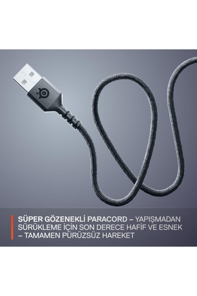 SteelSeries Rival 3 Gen 2 Siyah RGB Optik Kablolu Oyuncu Mouse Teşhir
