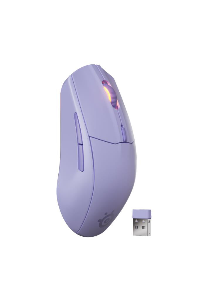SteelSeries Rival 3 Gen 2 Lila RGB Optik Kablosuz Oyuncu Mouse Teşhir
