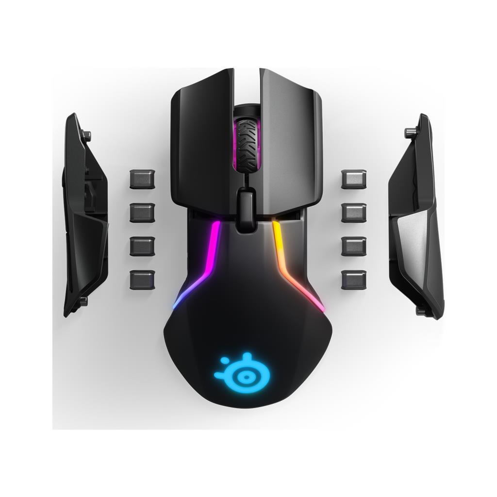 SteelSeries Rival 650 Wireless RGB Şarjlı Ergonomik Optik Kablolu/Kablosuz Oyuncu Mouse Teşhir