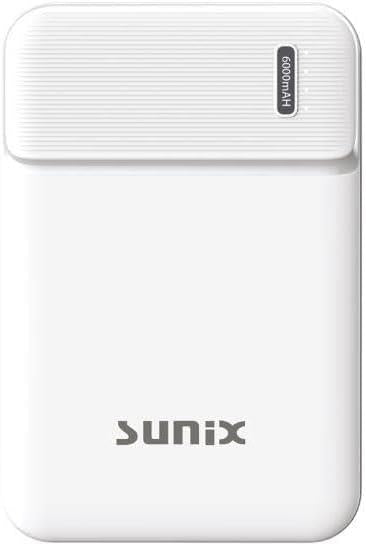 Sunix PB-21 Beyaz 6000 mAh Powerbank Teşhir
