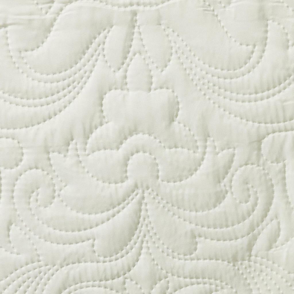 Taç Gala Kendinden DESENLI%100 Polyester Yatak Örtüsü Seti, Ekru, Tek Kişilik - 001-Renkli - 100 x 100 cm