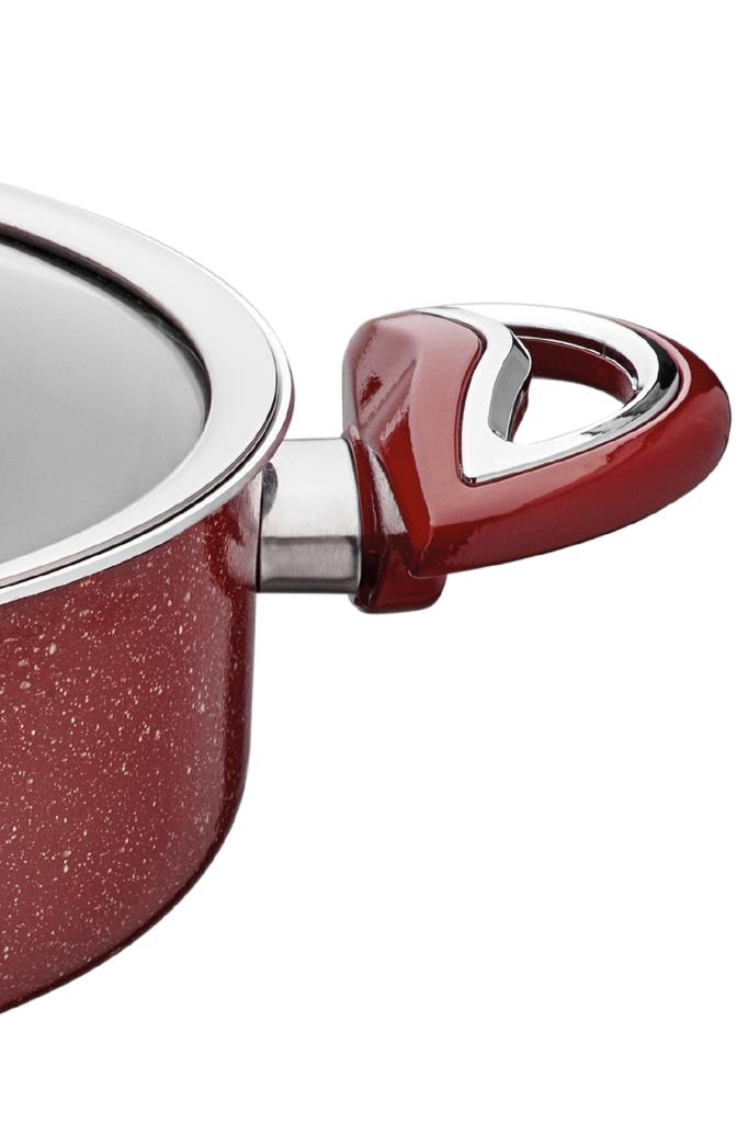 Taç Titan 26 cm Basık Granit Tencere Teşhir