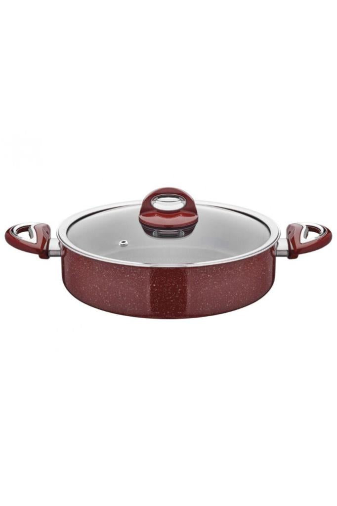 Taç Titan 30 cm Basık Granit Tencere Teşhir