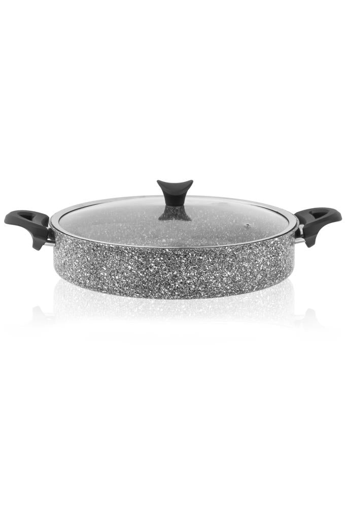 Taç Ultra 28 cm Basık Granit Tencere Teşhir