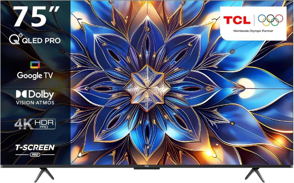 TCL 75T7B 4K Ultra HD 75" 190 Ekran Uydu Alıcılı Google Smart QLED TV - Teşhir