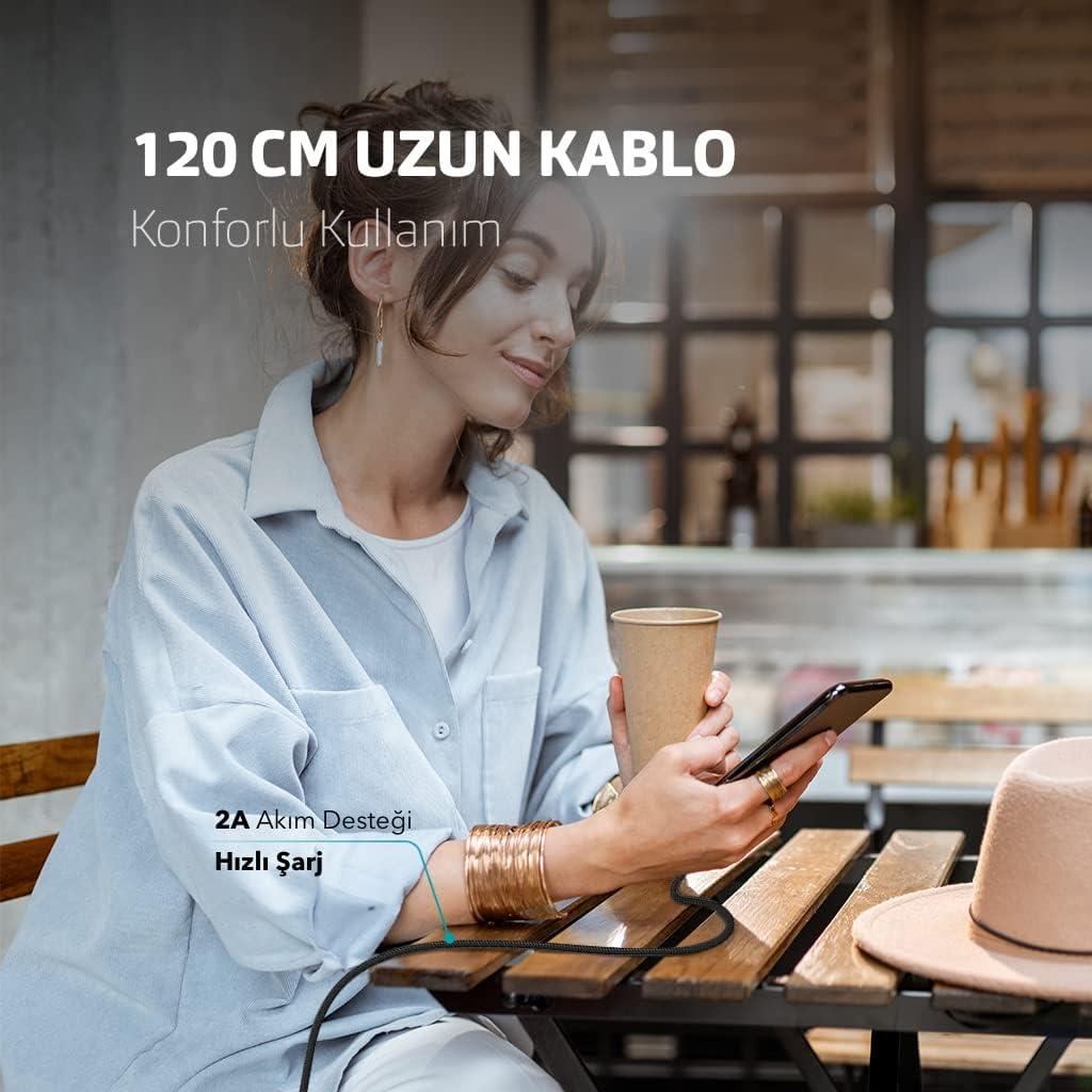 Ttec AlumiCable 1.2 m 2DK11A Altın Micro USB Şarj Kablosu - TEŞHİR