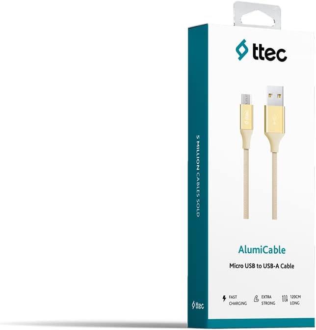 Ttec AlumiCable 1.2 m 2DK11A Altın Micro USB Şarj Kablosu - TEŞHİR