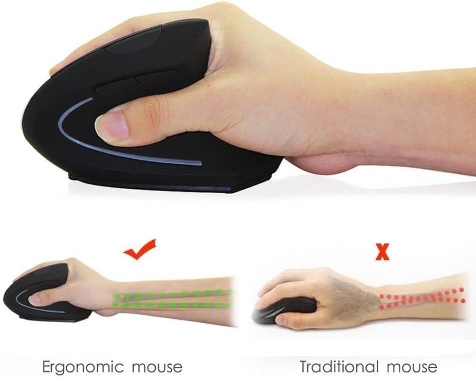 techmaster Dikey Optik Ergonomik Mouse Fare Kablosuz Bilek