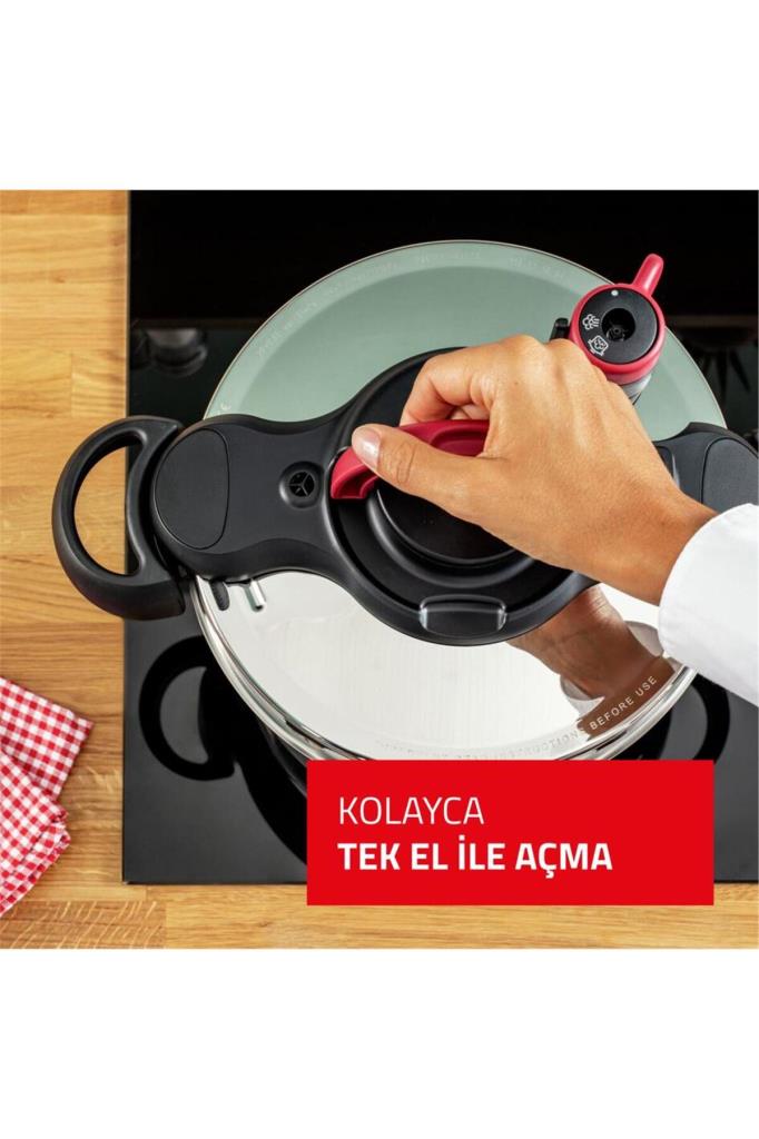 Tefal Clipso Minut Easy 6 lt Düdüklü Tencere Teşhir