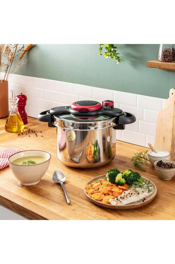 Tefal Clipso Minut Easy 6 lt Düdüklü Tencere Teşhir