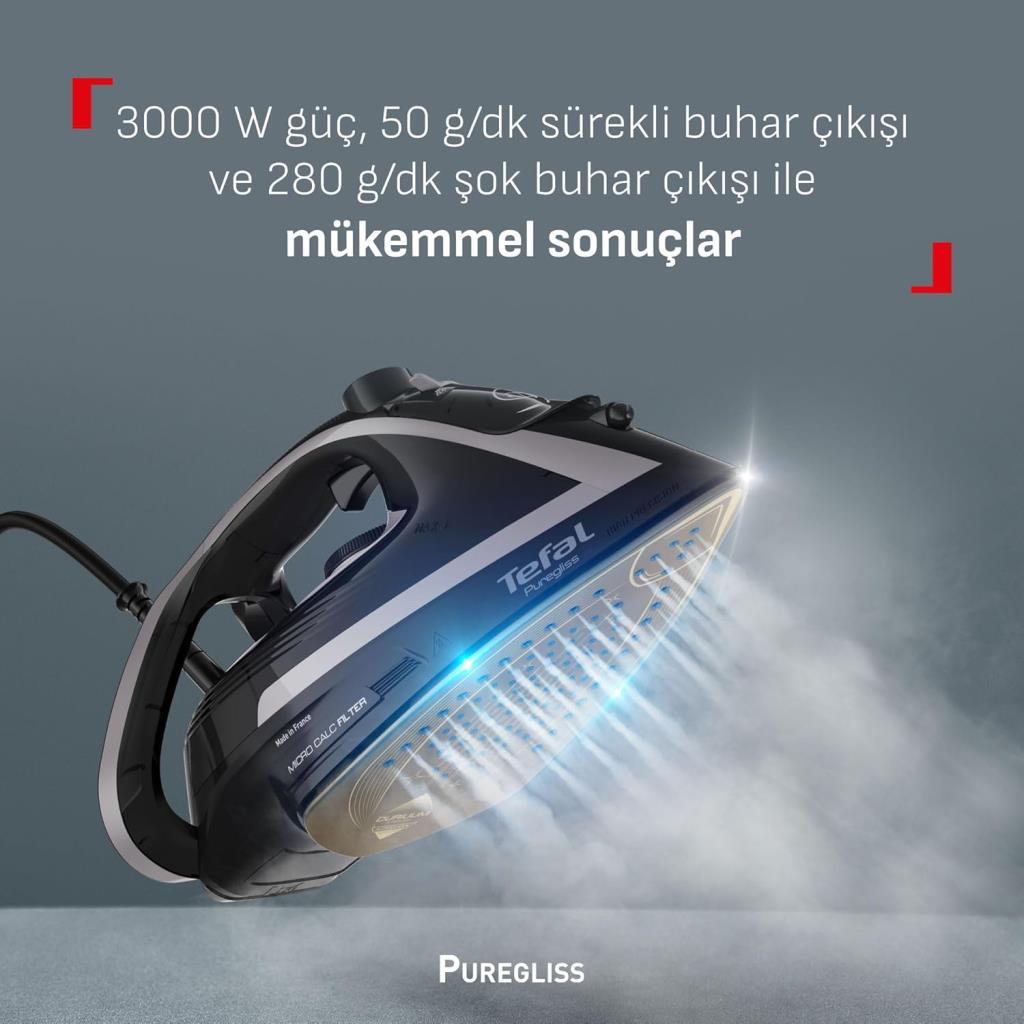 Tefal Puregliss FV8062 3000 W Buharlı Ütü Teşhir